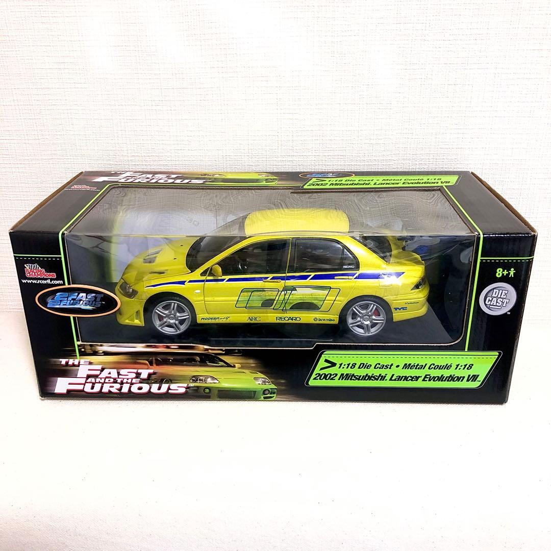 【ワイルドスピード 】1/18 三菱ランサーエボリューション Ⅶ 2002