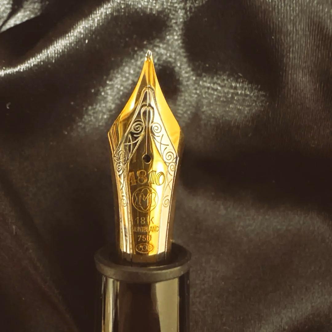 モンブランMont Blanc マイスターシュティック　149 F　白帯　18k