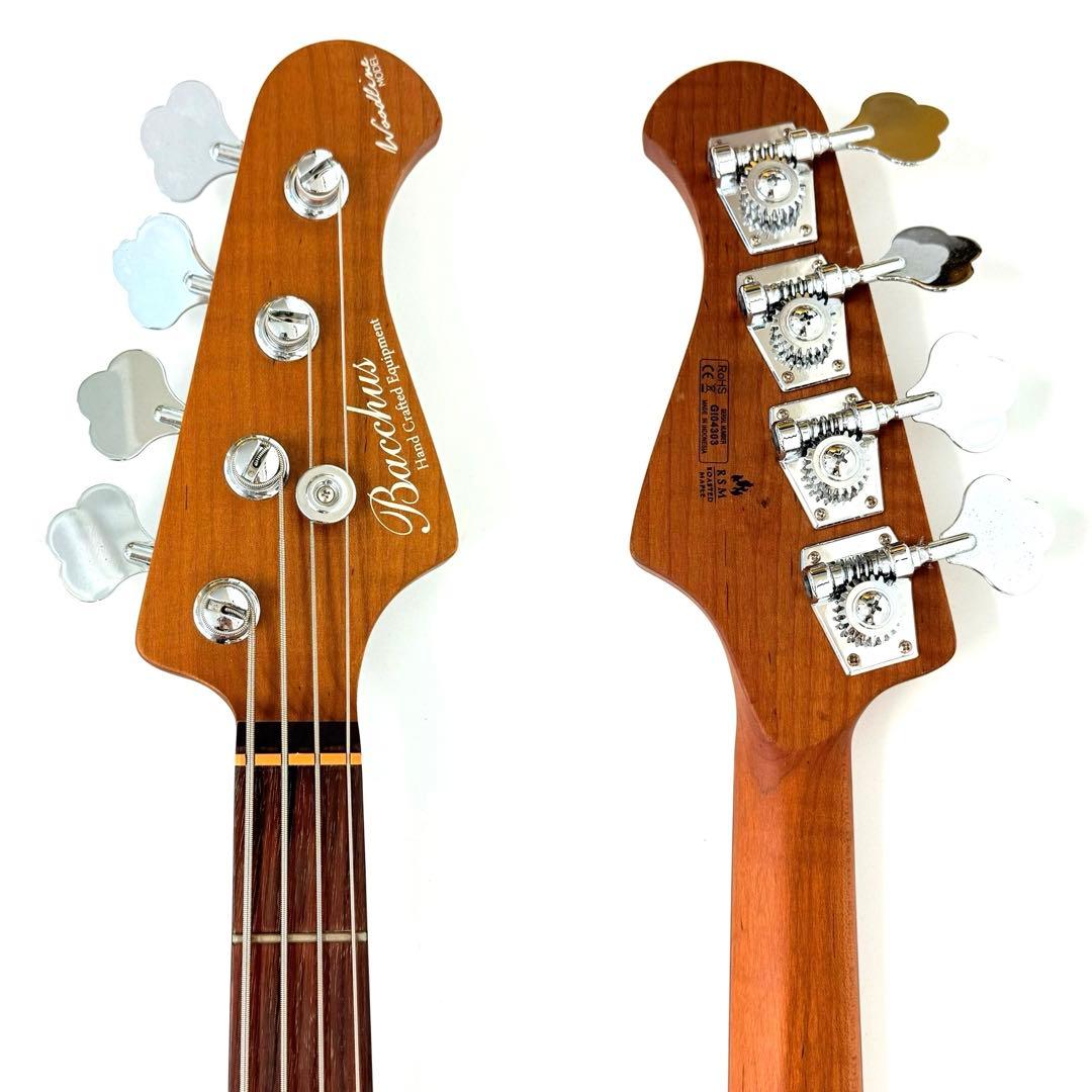 【極上品】Bacchus SWL4-ASH RSM エレキベース バッカス
