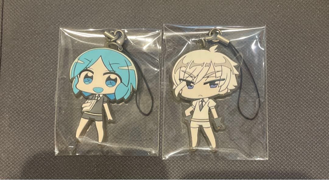 宝石の国　ラバーストラップ　ラバーマスコット　フォス　アンターク　パパラチア