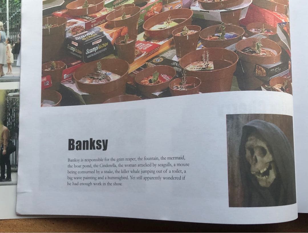 Banksy バンクシー Dismaland ディズマランド 公式プログラム