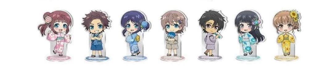 凪のあすから　宿泊特典　浴衣　アクリルスタンド　コンプリートセット　熊野市