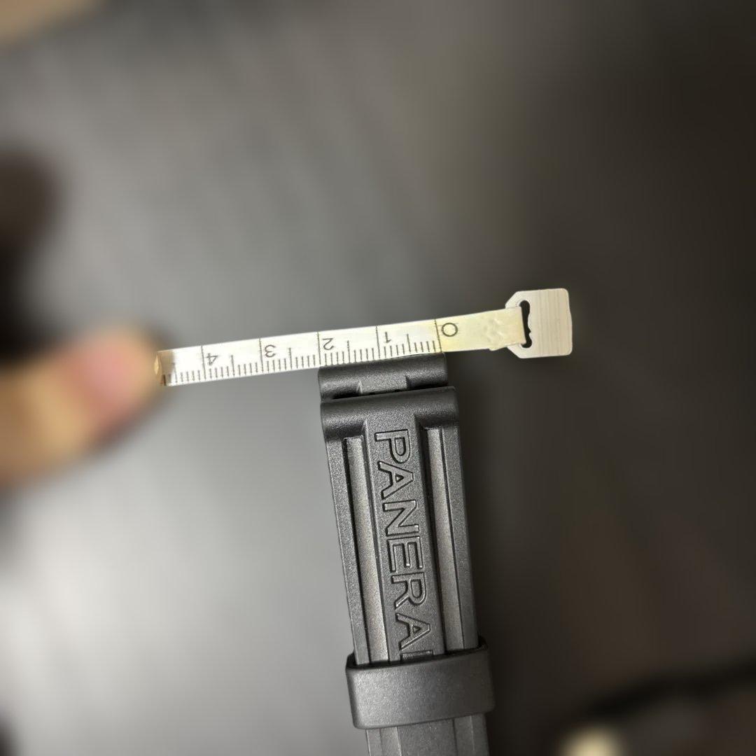 [純正品]PANERAI OFFICINE ラバーベルト ブラック