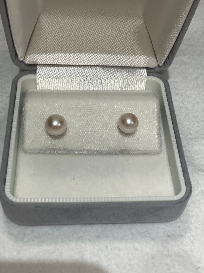 伊勢志摩英虞湾産あこや真珠　8.2 8.4mm パールピアス