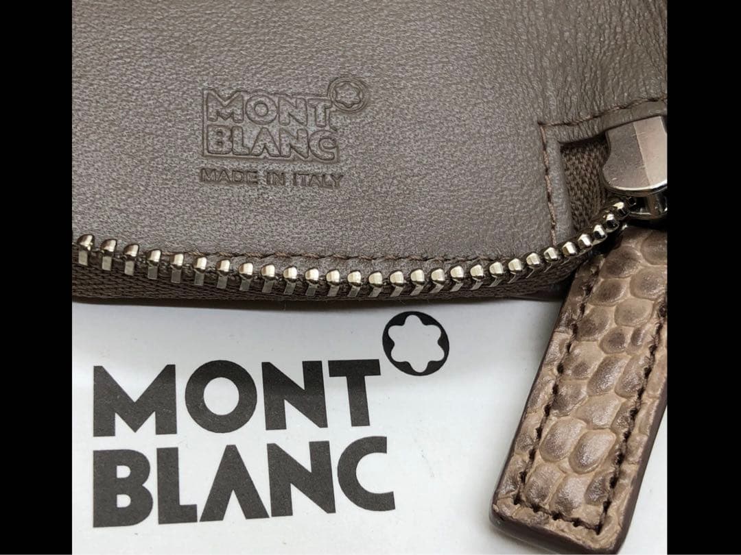 ⭐️モンブラン⭐️売切れの高品質アリゲーターデザイン・マイスター本革製ペンポーチ⭐️