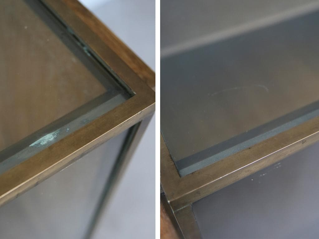 英国アンティークショップディスプレイキャビネット/カウンターテーブル(71-67