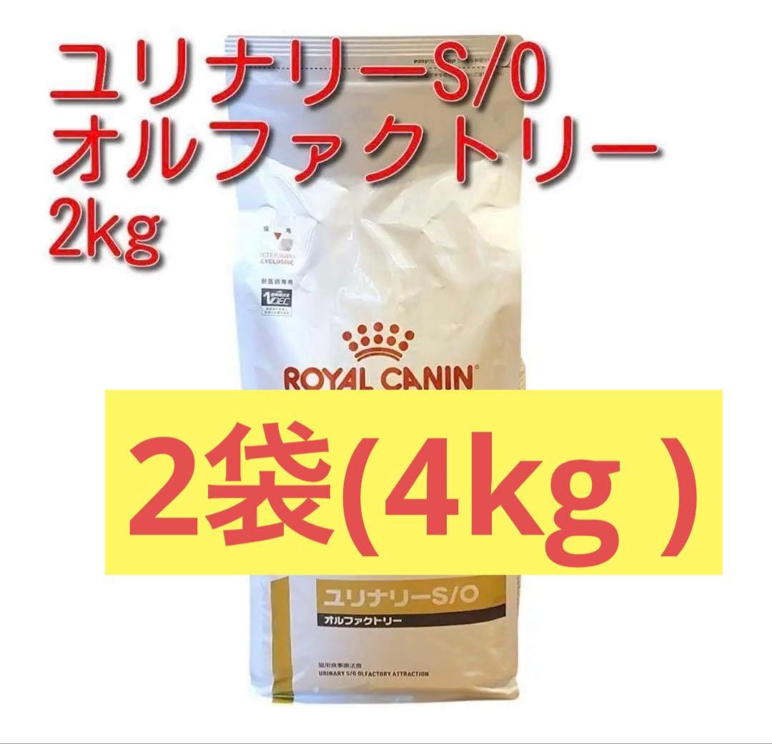 ロイヤルカナン 療法食 猫用 ユリナリーS/O オルファクトリー 2kg✖︎２袋