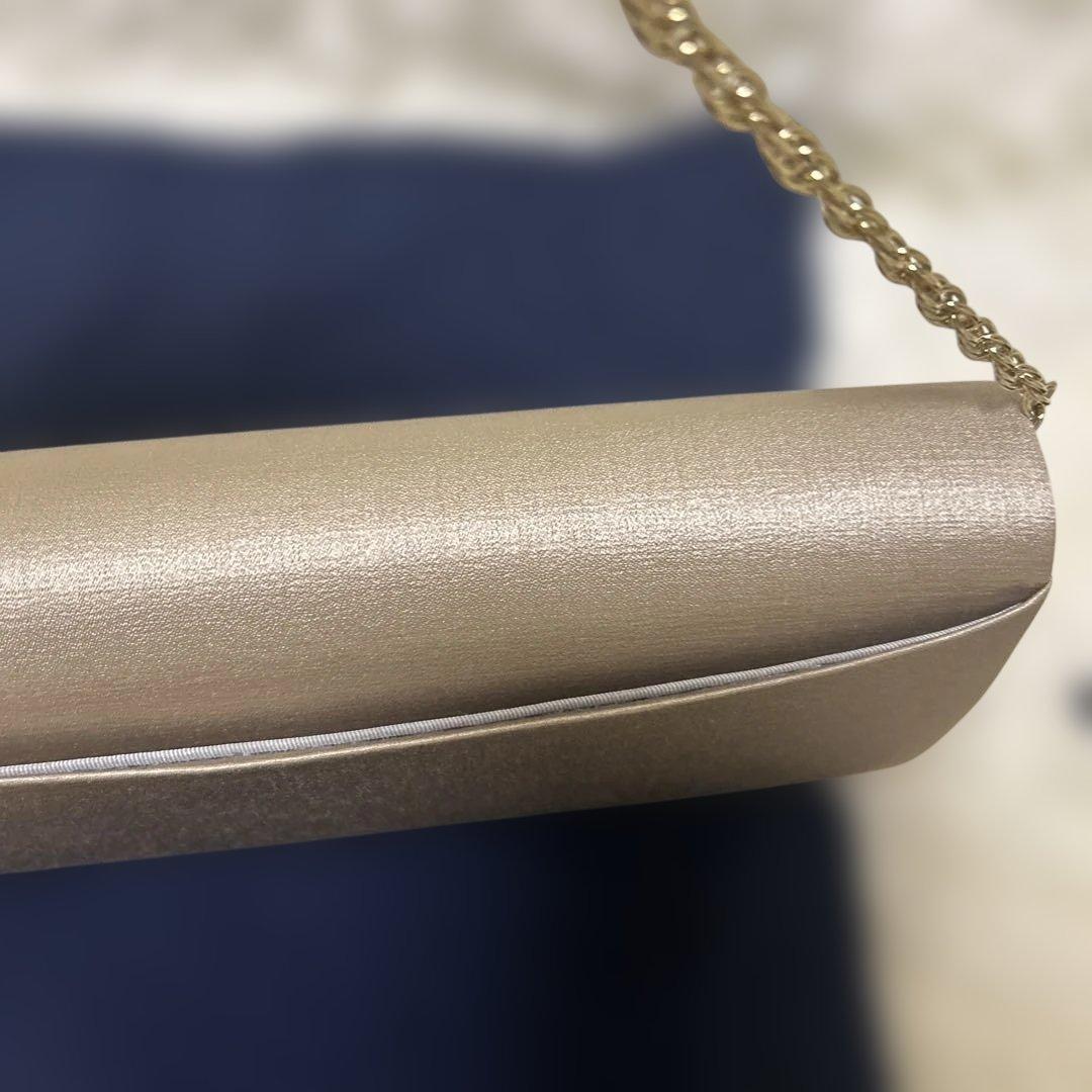 【未使用級】現行　岩佐（SHINCA）　メロウ　サンドベージュ　パーティーバッグ