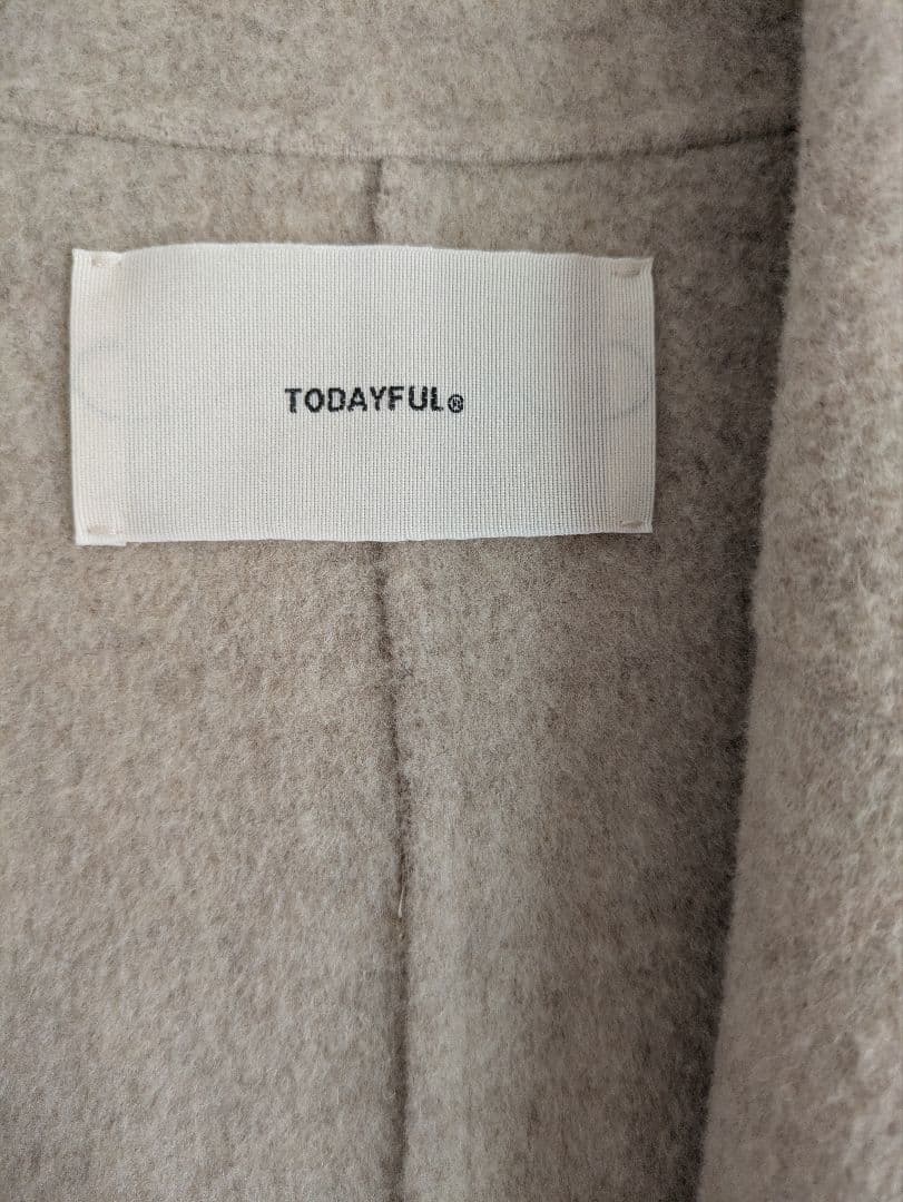 TODAYFUL ウールオーバーコート36