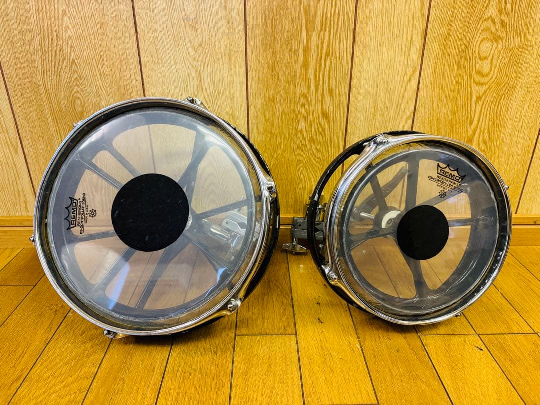 ロートタム　REMO ROTO TOM　(10)インチ　(8)インチ　現状品