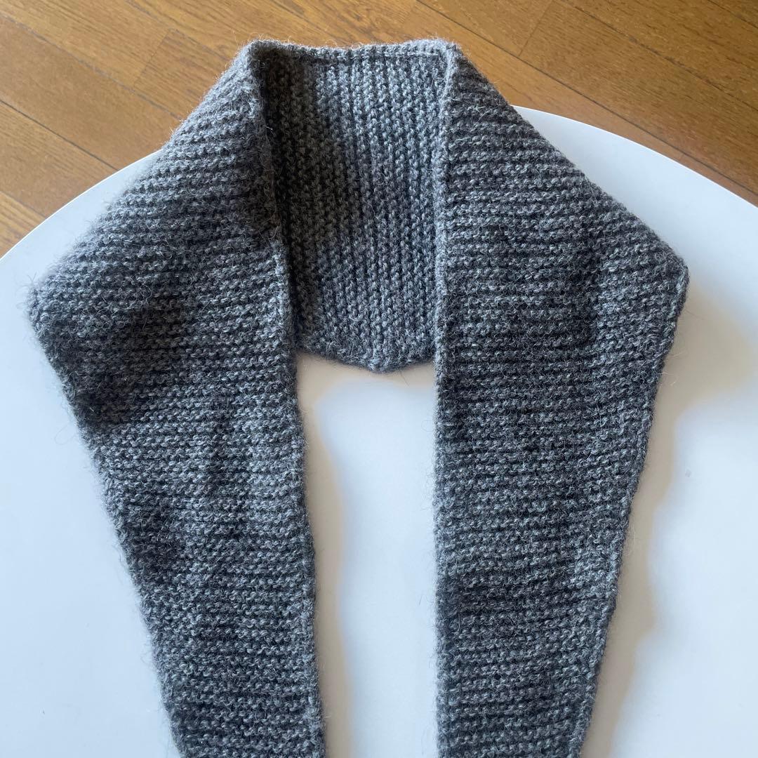 【極美品】 draw drawers ニット マフラー バブーシュカ
