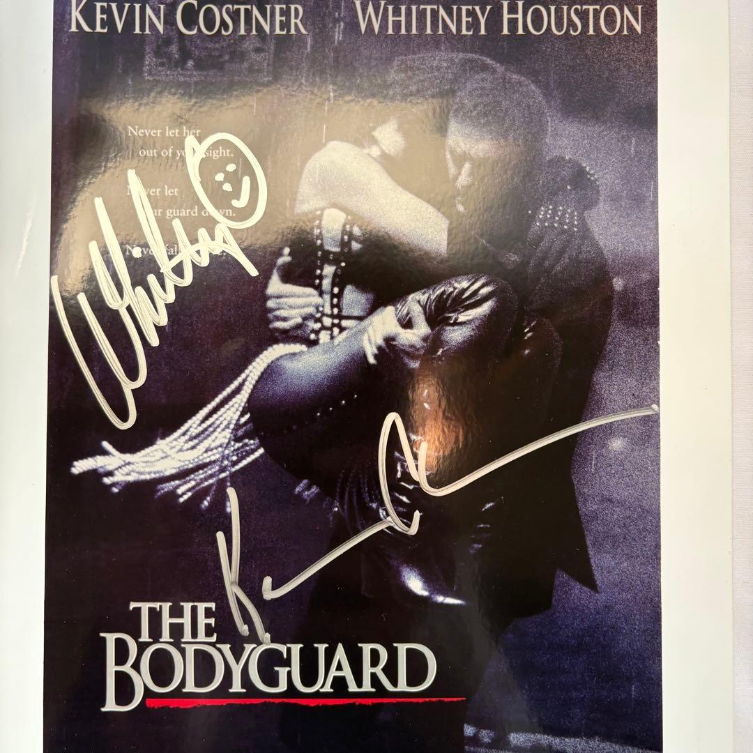 ホイットニー　ヒューストン　ケビンコスナー　サイン