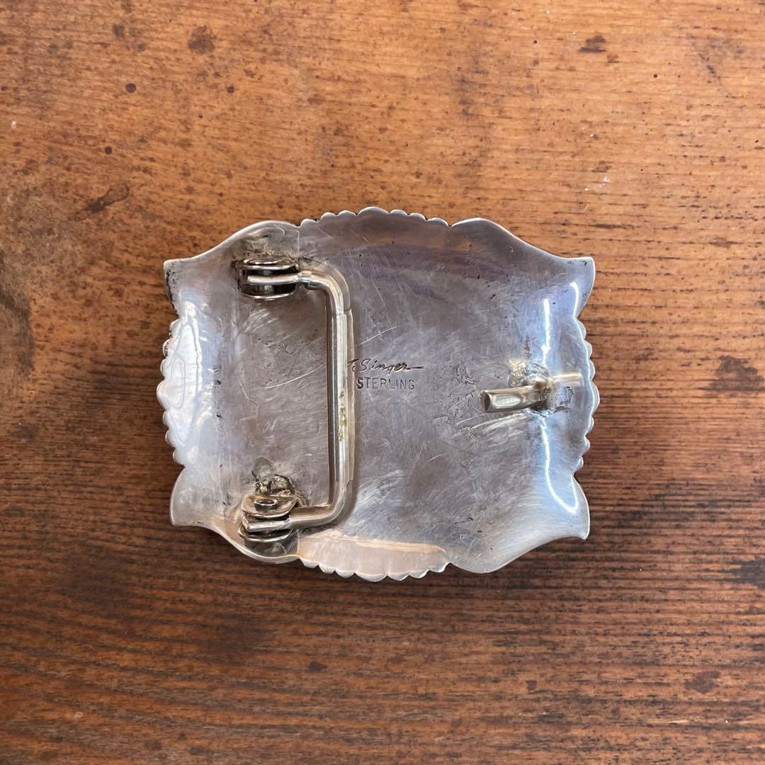 トーマスシンガー バックル ターコイズ インディアンジュエリー