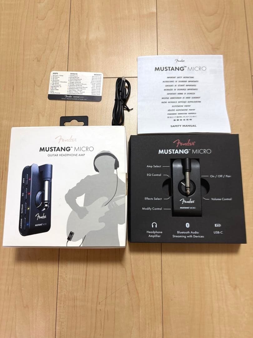 Fender Mustang Micro ギター用ヘッドフォンアンプ