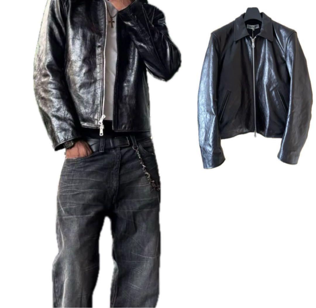 【新品未使用品】OUR LEGACY MINI JACKETレザージャケット50