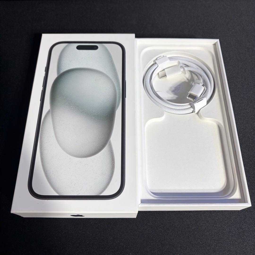 SIMフリー iPhone15 Black ブラック 128GB おまけ付