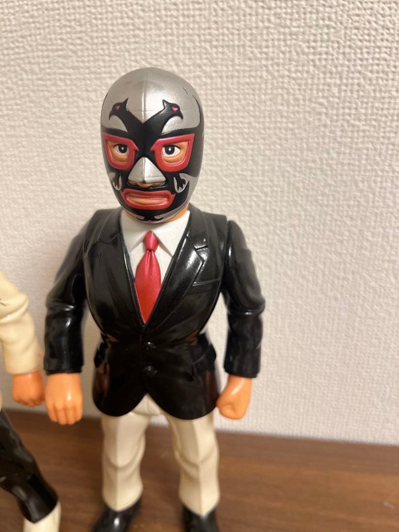 ミルマスカラス　ドスカラス　2体セット ソフビ　マルサン限定　プロレス　マスク