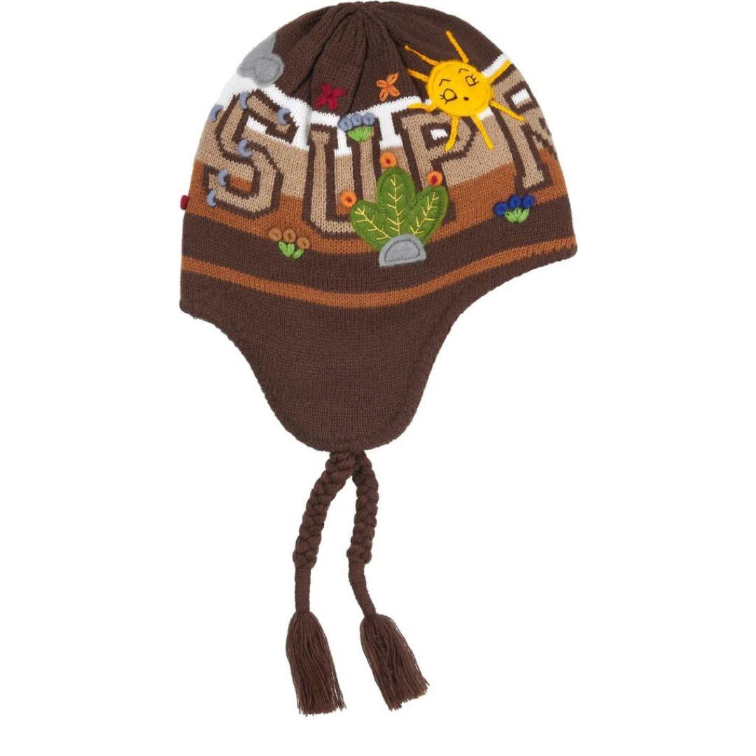 帽子 Supreme Felt Applique Earflap Beanie