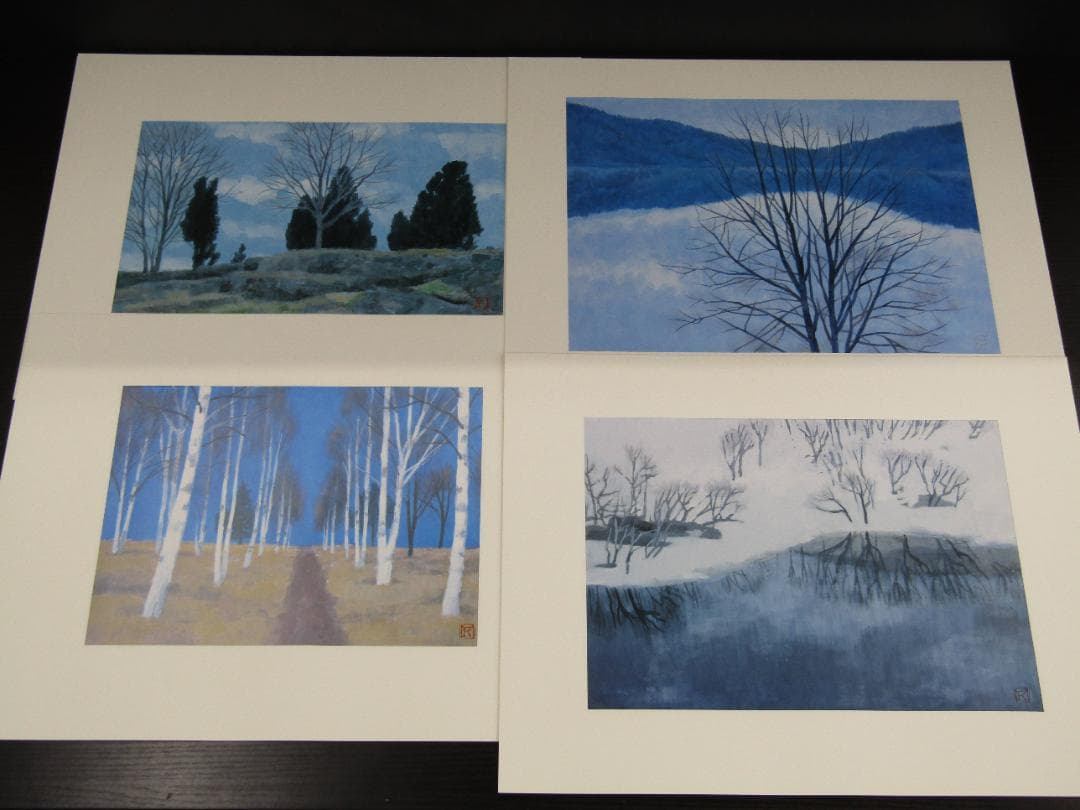 東山魁夷自選習作集 『北欧旅想』 日本経済新聞社 20枚セット