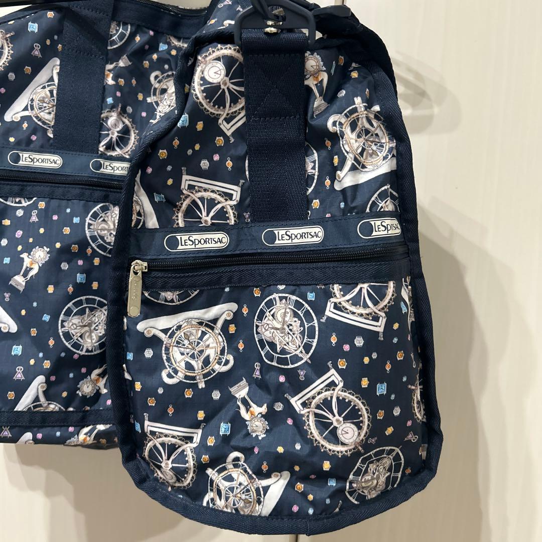 美品❤︎レスポートサック　コラボ品　ネイビー