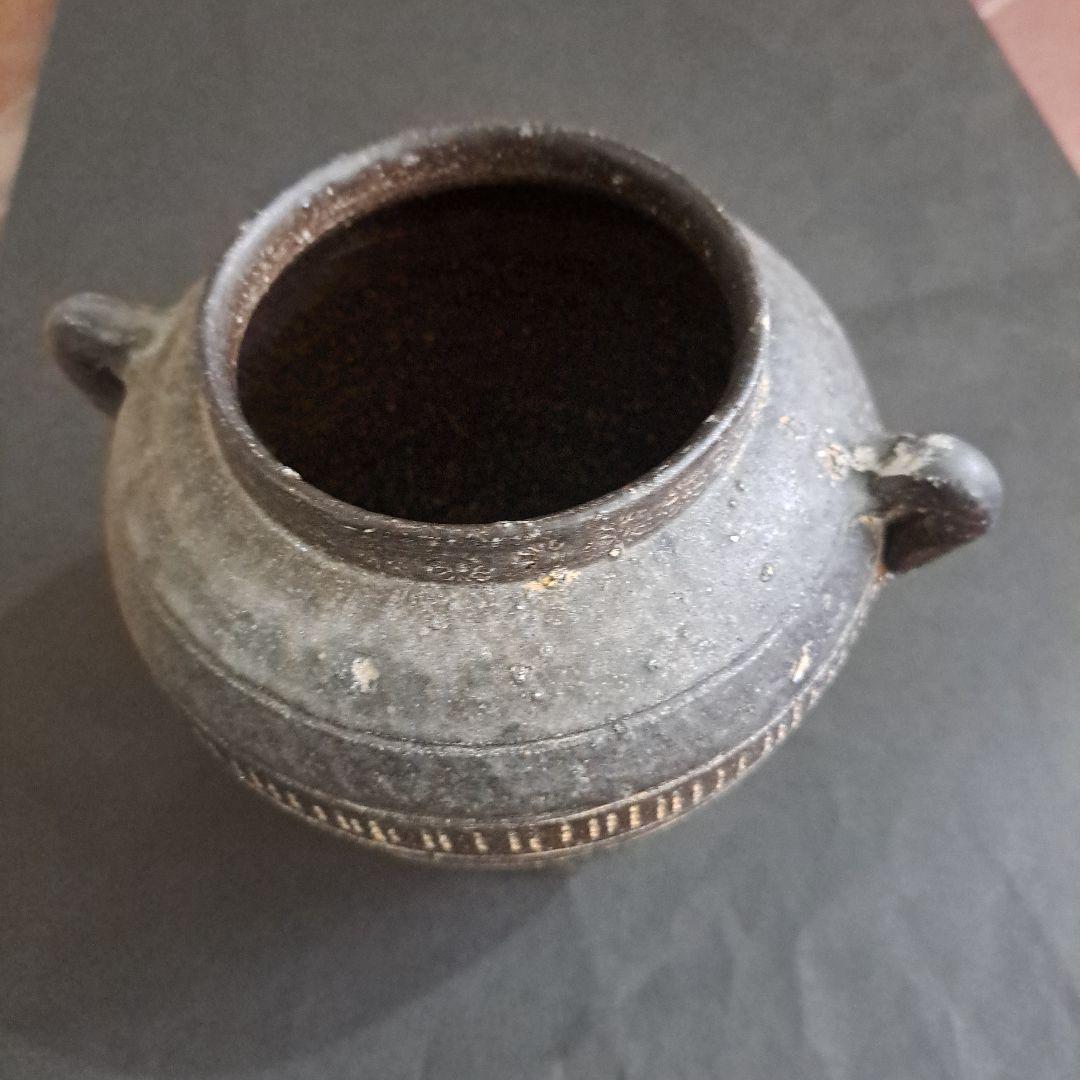 古代土器　　双耳壷　　押形多様図