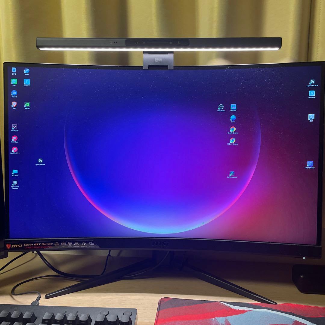 MSI 165Hz WQHD対応 27インチ ゲーミングモニター