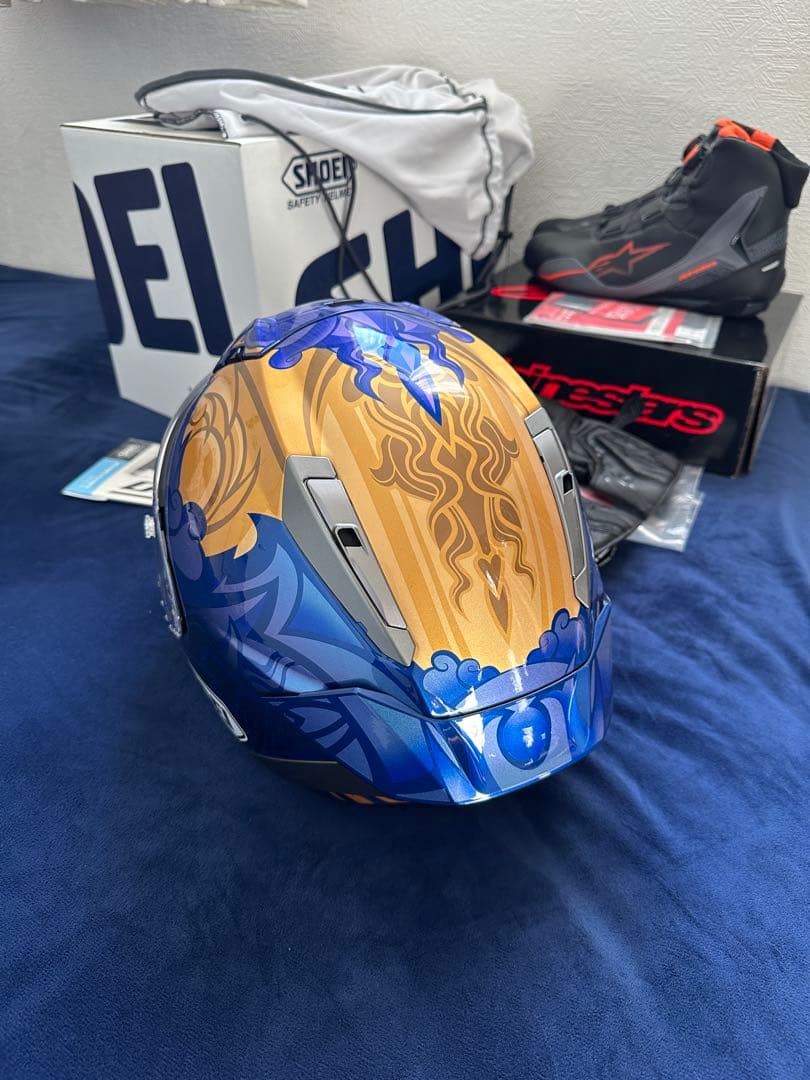 SHOEI X-15+アルパインスターズグローブ、シューズセット
