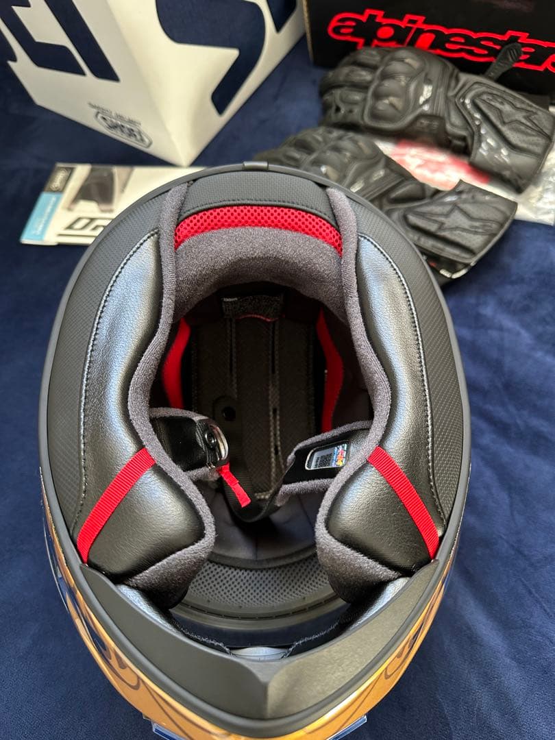 SHOEI X-15+アルパインスターズグローブ、シューズセット