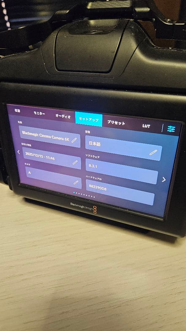 Blackmagic Cinema Camera 6K FF 本体+ケージ
