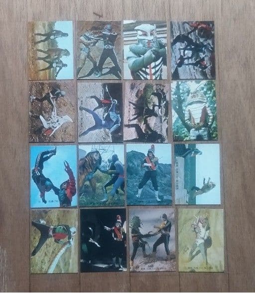 フェニキア人昭和 旧カルビー仮面ライダー カード 16枚セット①〜⑩セット