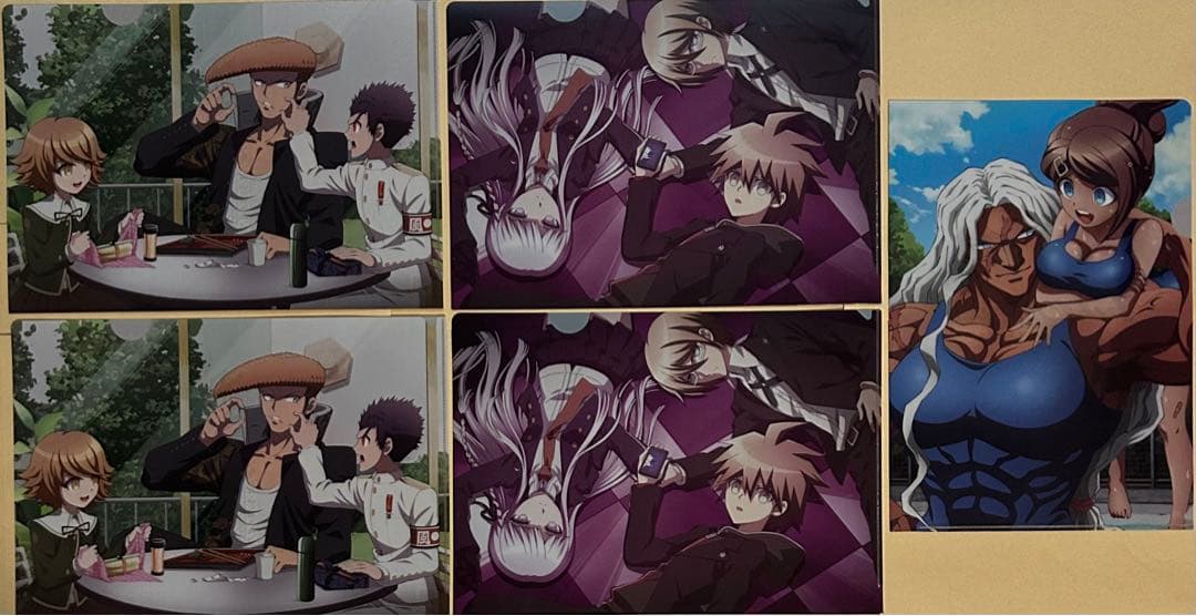 ダンガンロンパ　クリアファイル　3種5枚セット