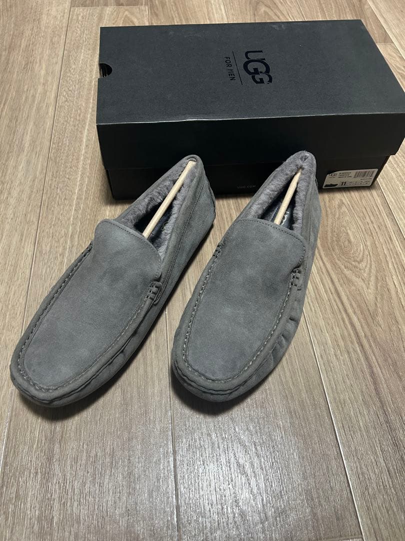 正規品 UGG アグ グレー モカシン M HENRICK TWINFACE