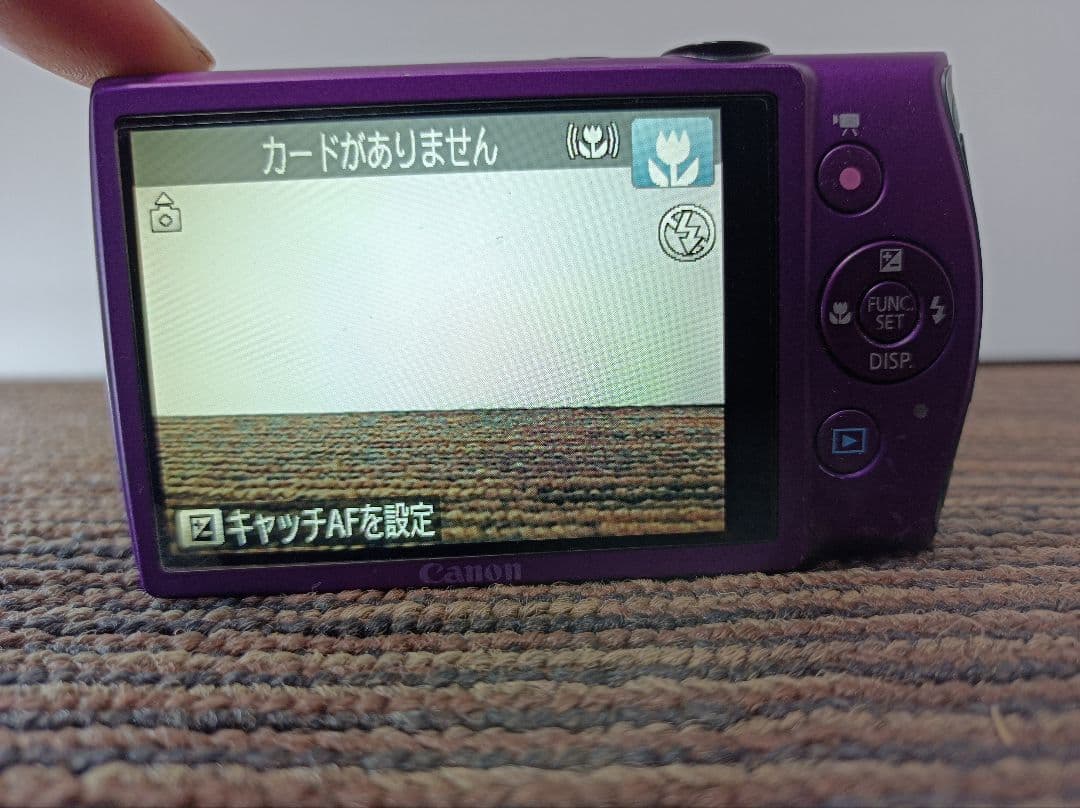 Canon IXY 600F パープル デジタルカメラ