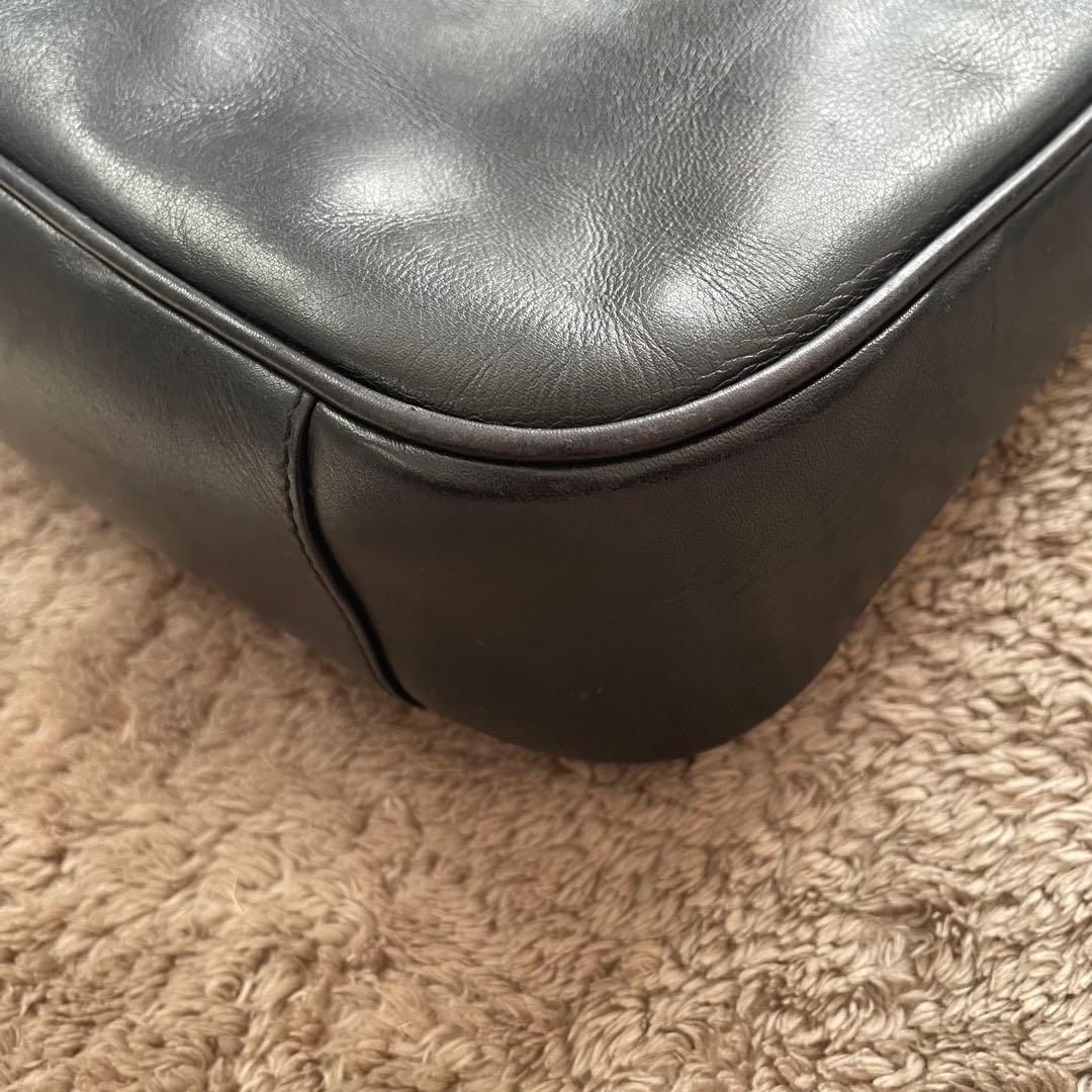 GUCCI グッチ バンブー ハンドバッグ 本革 レザー 黒 ブラック