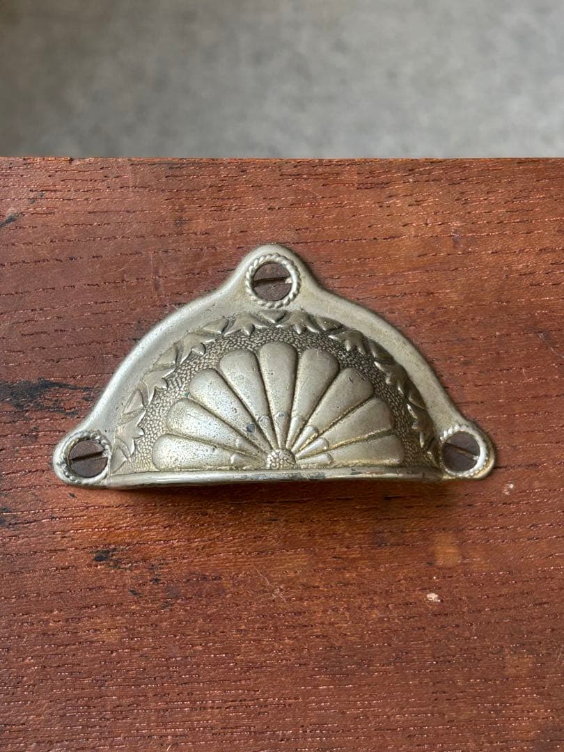 アンティーク 木製引き出し付飾り棚　チェスト 食器棚 本棚 レトロ　抽斗　古道具