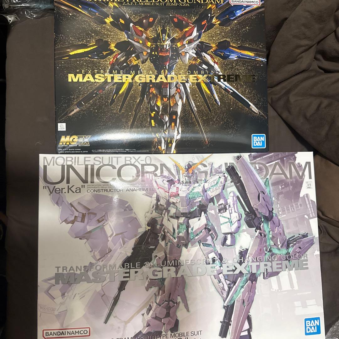 MGEXストライクフリーダムガンダム＆ユニコーンガンダムVer.Kaセット