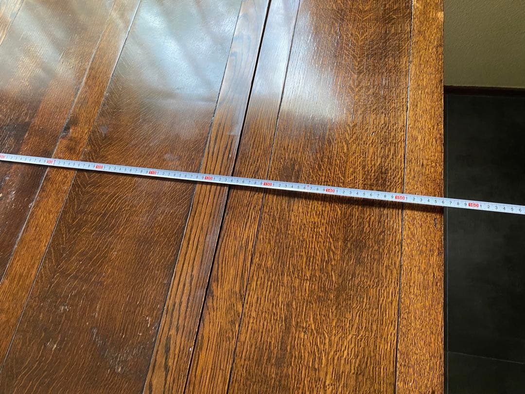 送料込み三越イギリスアンティークテーブル（伸縮可能）