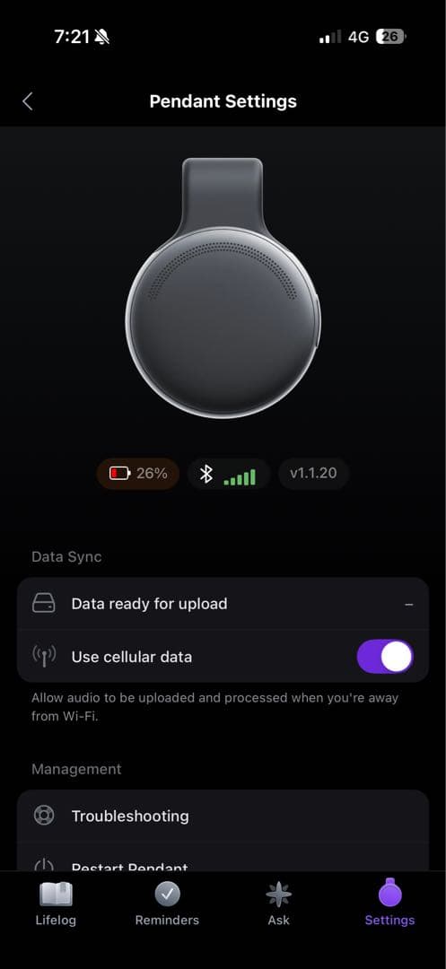 Limitless AI pendant ペンダント 箱無し