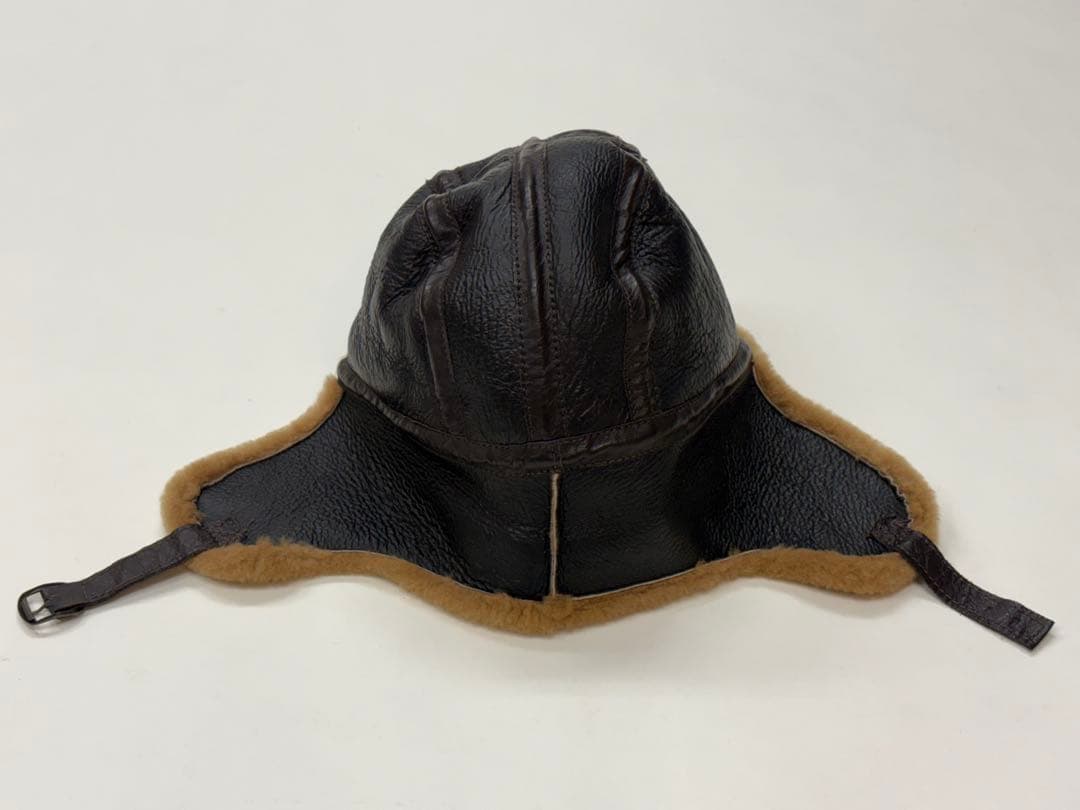 本羊革 トラッパー フライトキャップ 飛行帽 イギリス製