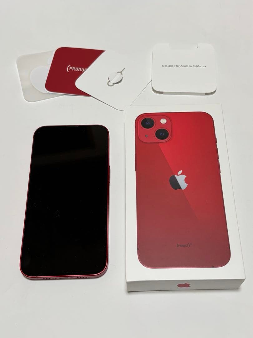 【美品】 iPhone13 128GB カラーレッド 箱あり