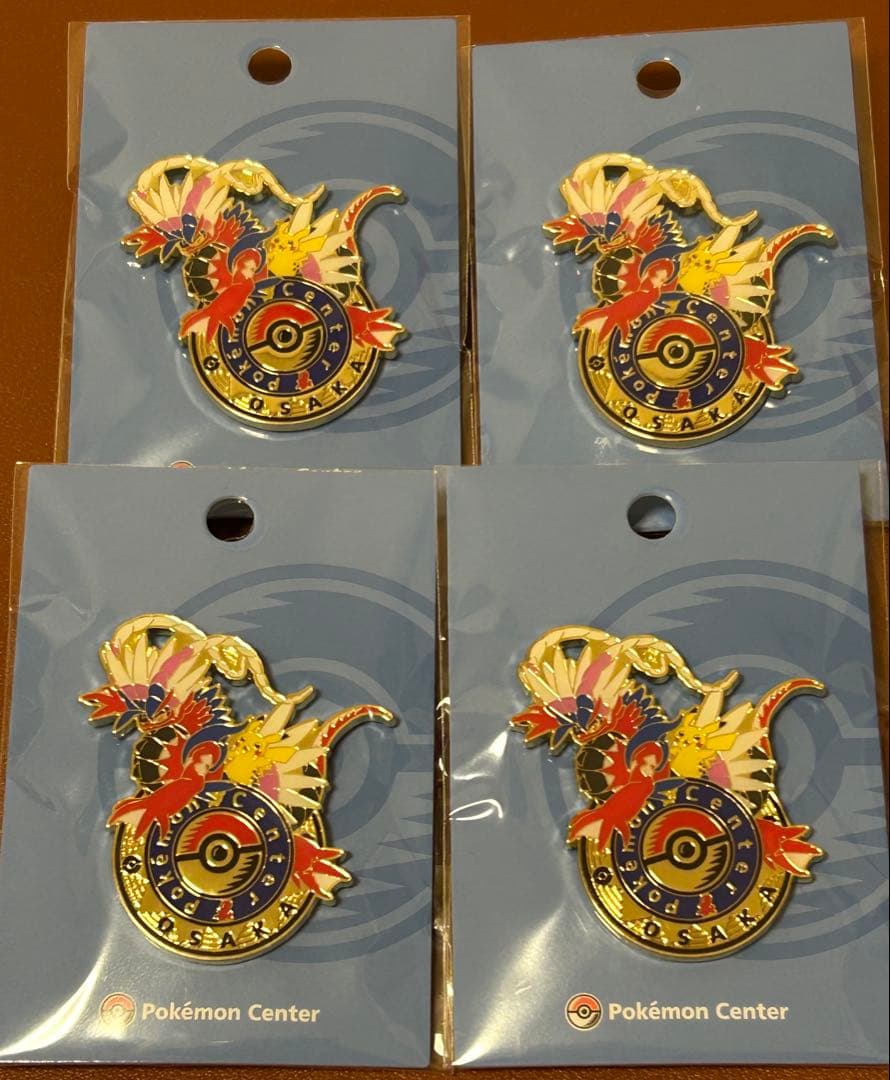 【未開封・限定品】ポケモンセンターオーサカ ロゴピンズ