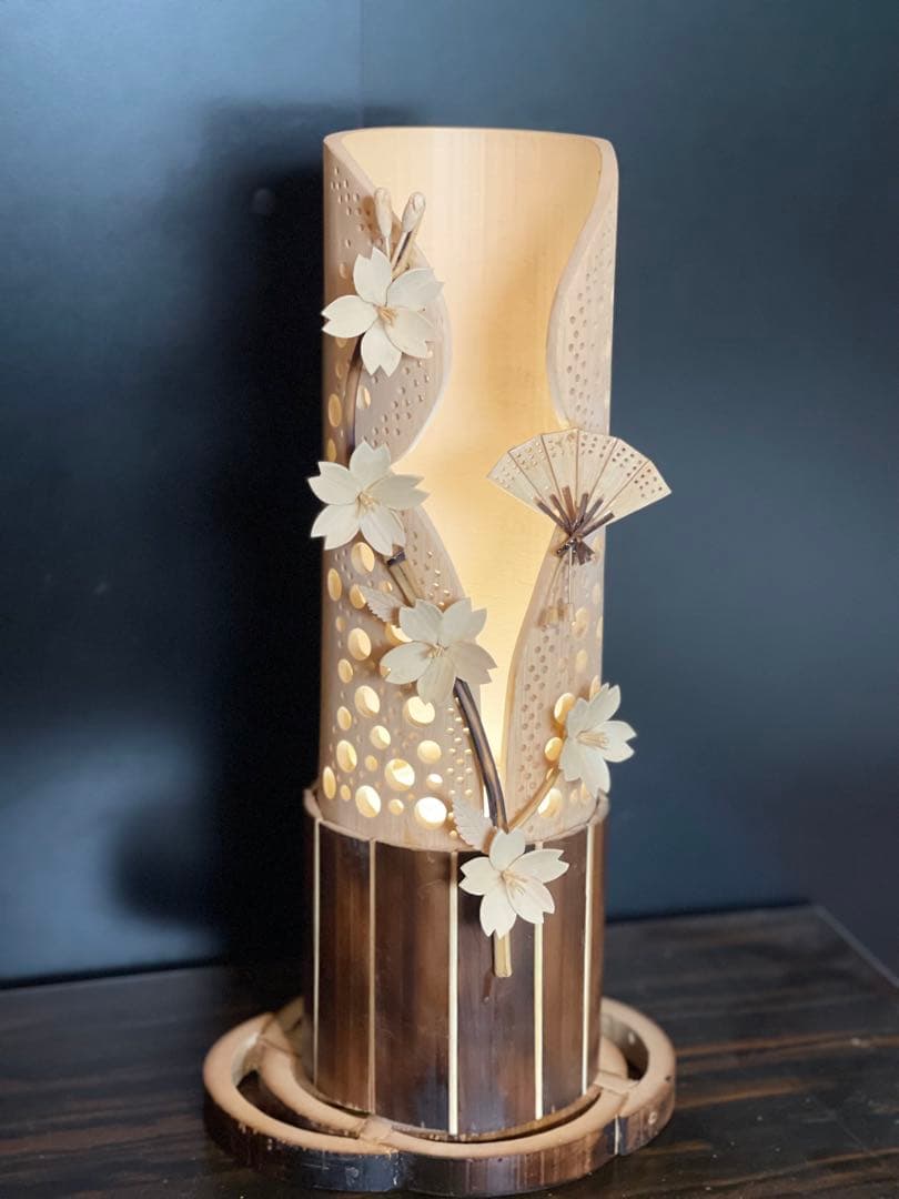 竹灯籠　〜美竹桜①〜　竹細工