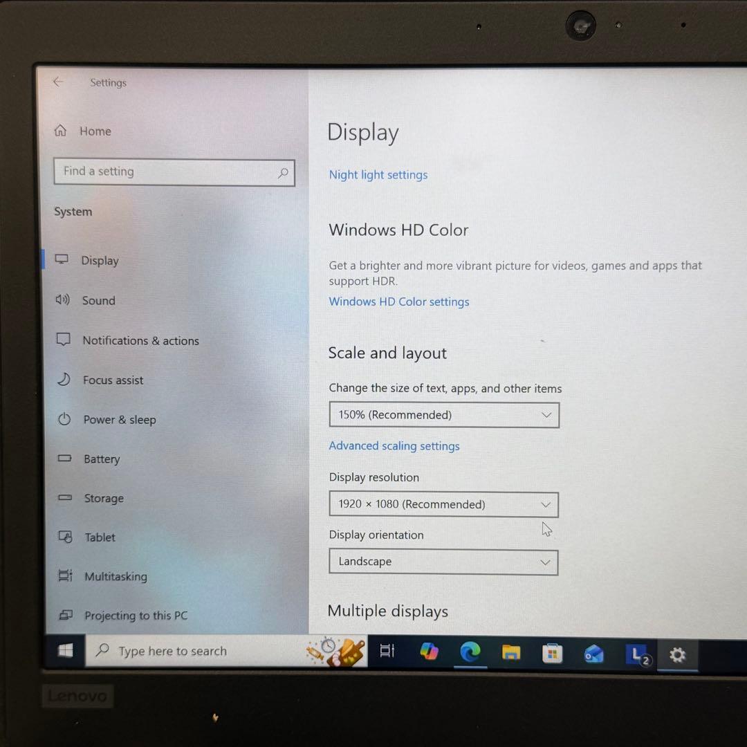 【良品】Lenovo ThinkPad X390 | i5 /8GB/256GB