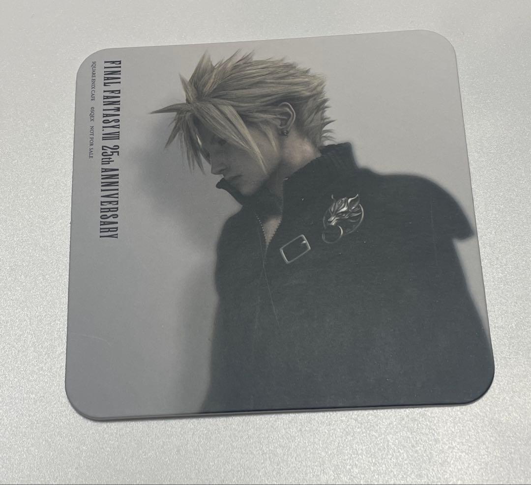 スクエニカフェ コースター FF7 25th クラウド