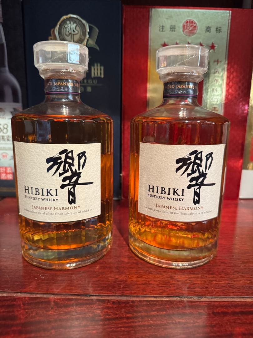 ジャパニーズウイスキー　響2本・山崎1本・白州2本
