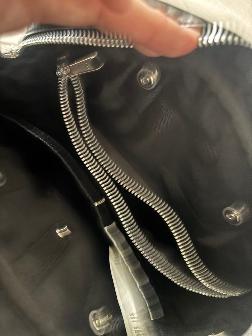 コムデギャルソン　ガール　ハンドバッグ　ハンドペイント　コムデギャルソンガール