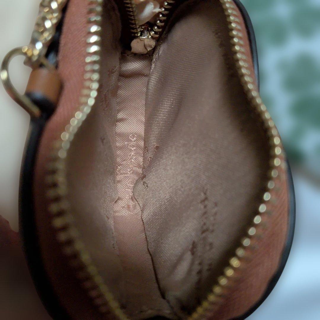 Kate Spade ハートプレッツェル型 バッグチャーム キーケース