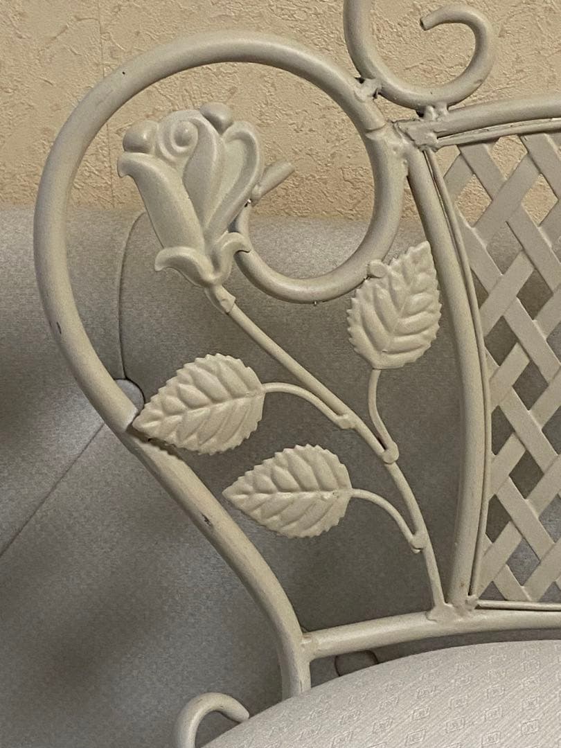 ロココ♦️ローズモチーフ♦️ホワイト シャビー♦️傘立て 長物の収納♦️送料込