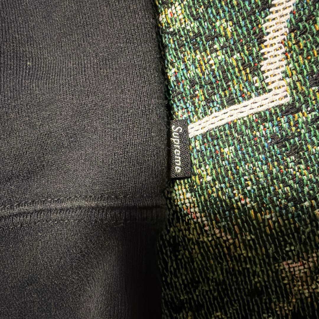 シュプリーム スモールボックスロゴ ジップパーカー 黒 カナダ製肉厚 XL