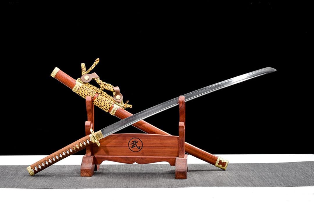 【金龍太d】武具　刀装具　日本刀　模造刀 居合刀 手鍛造打 鋼刀 武蔵 鑑賞